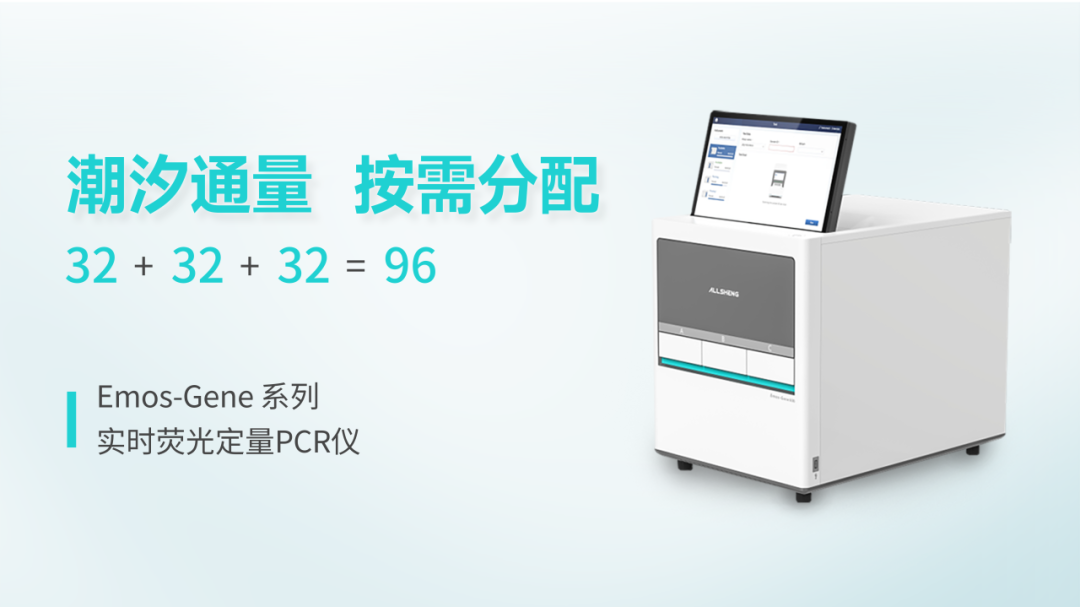 新品荧光定量PCR，实现通量分配自由