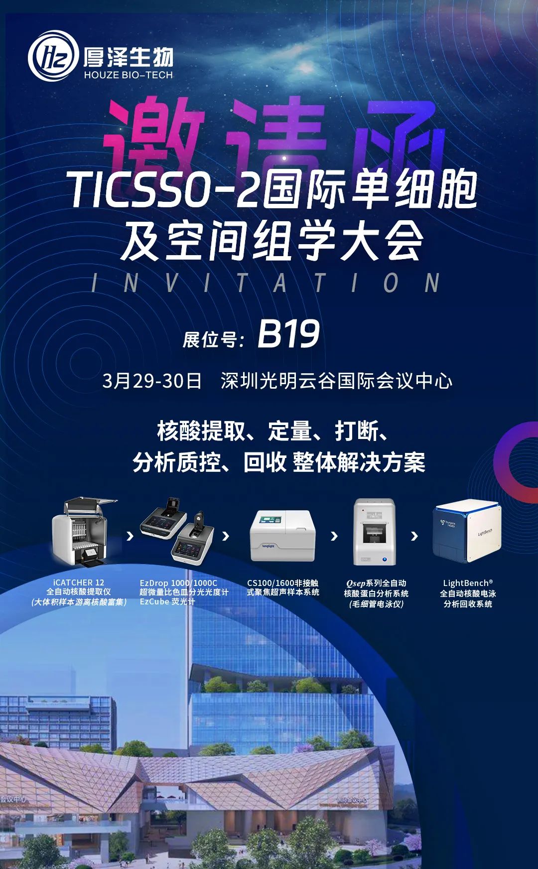 会议预告|TICSSO国际单细胞及空间组学大会